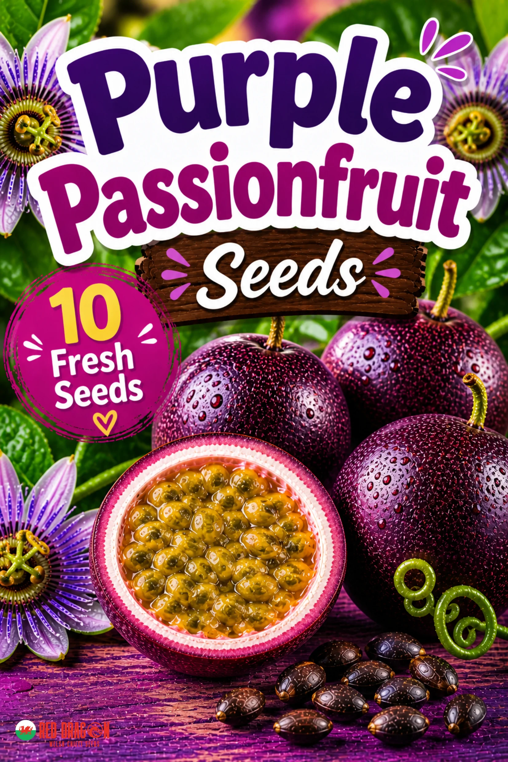 Purple Passionfruit Seeds
