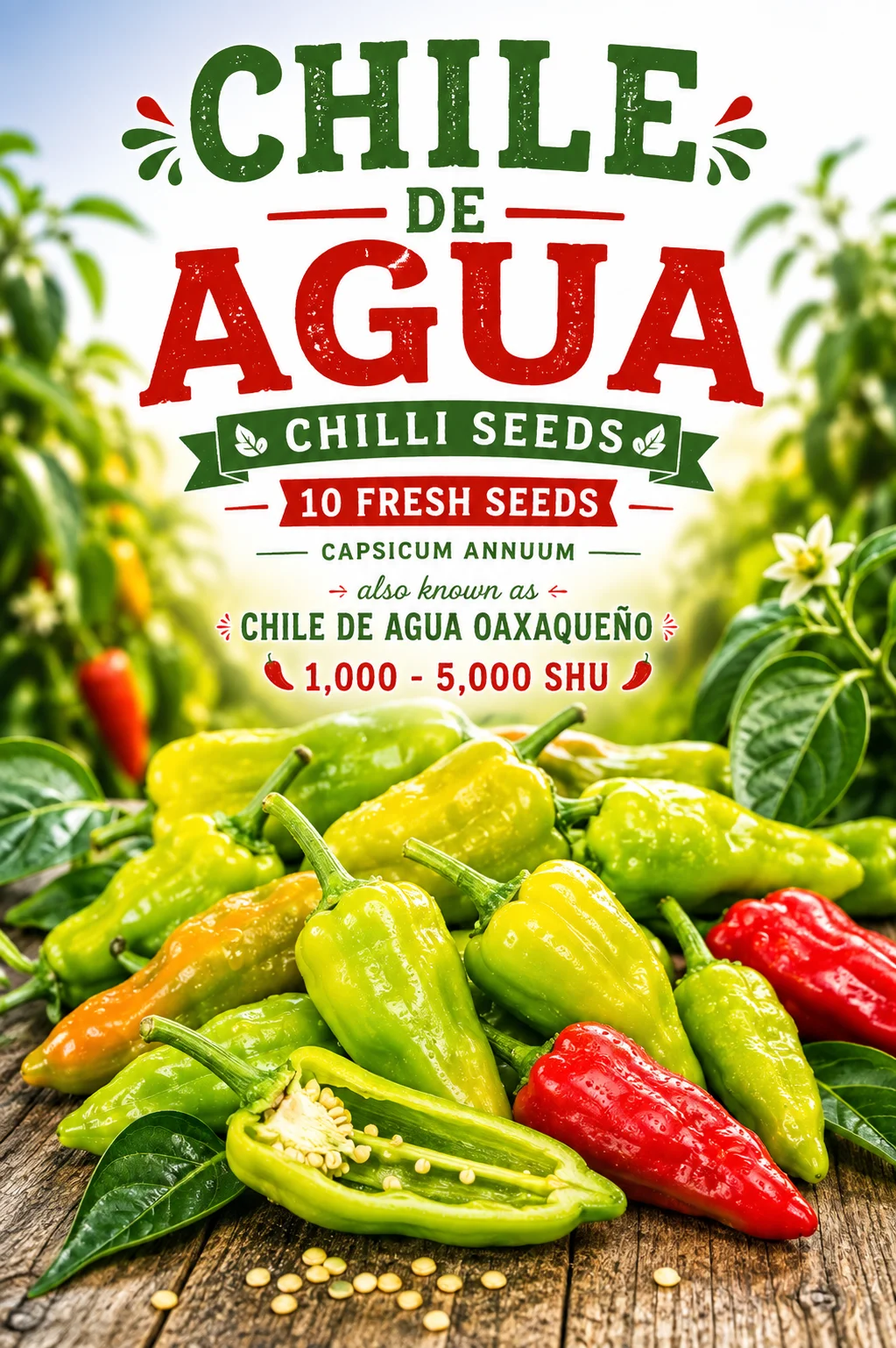 Chile De Agua Chilli Seeds