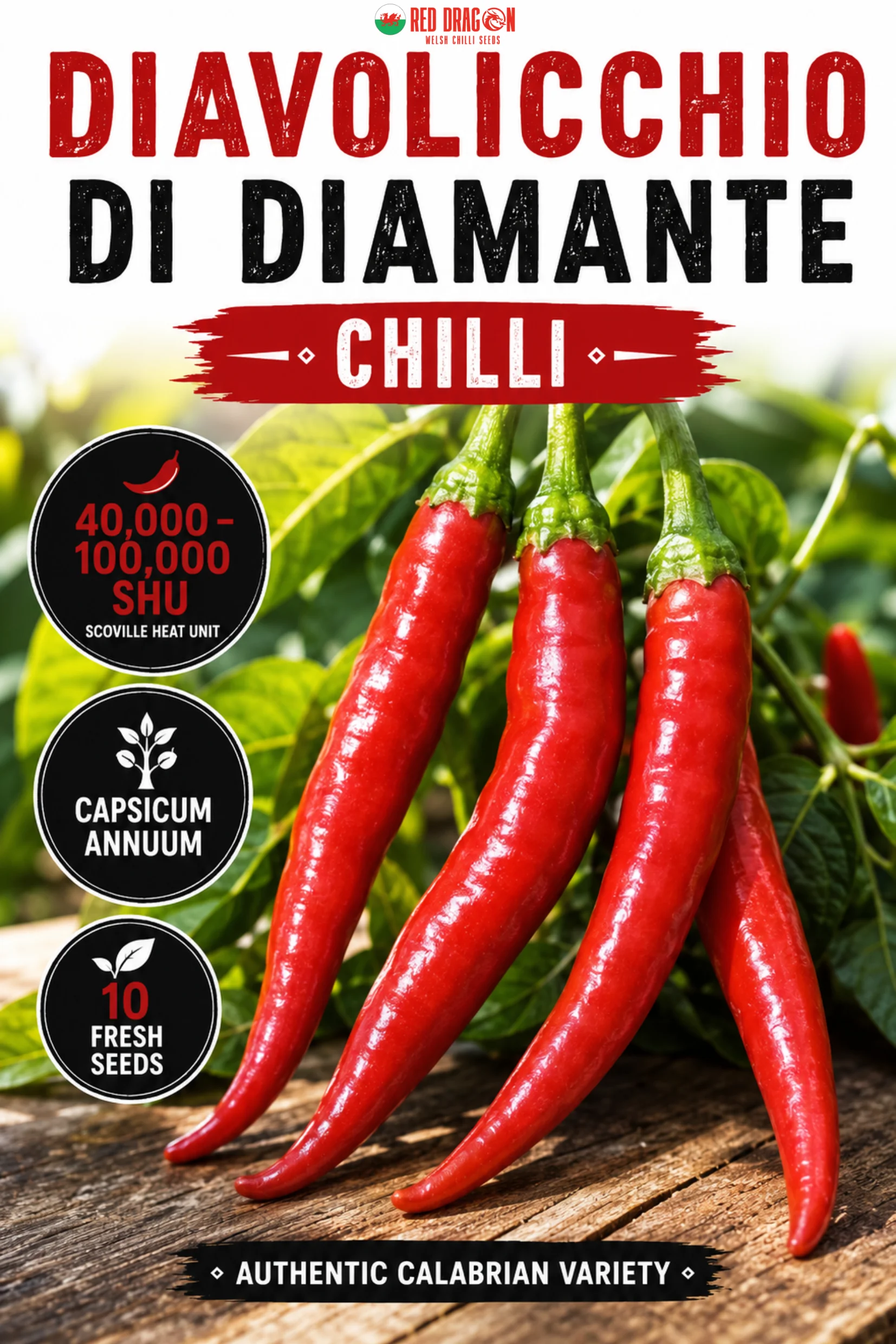 Diavolicchio Di Diamante Chilli Seeds