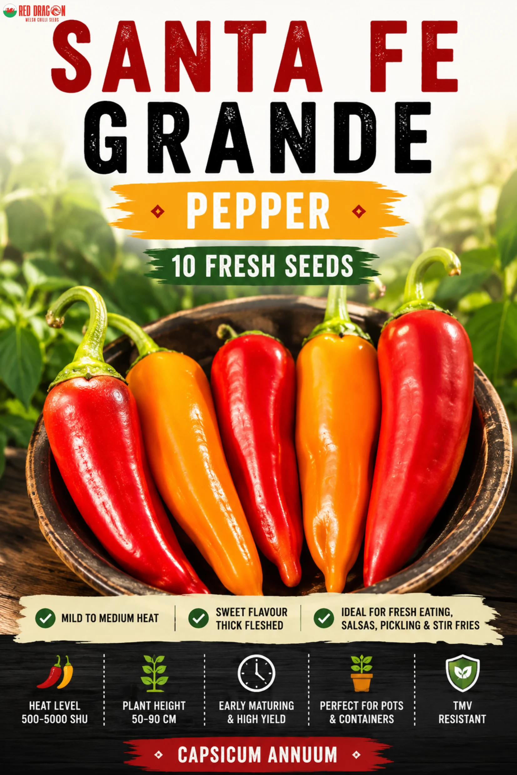 Santa Fe Grande Chilli Seeds