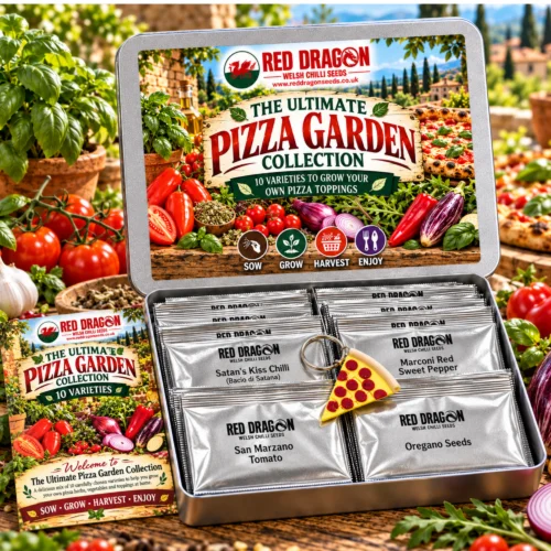 Ultimate Pizza Garden Seed Collection – 10 Vegetable & Herb Varieties
