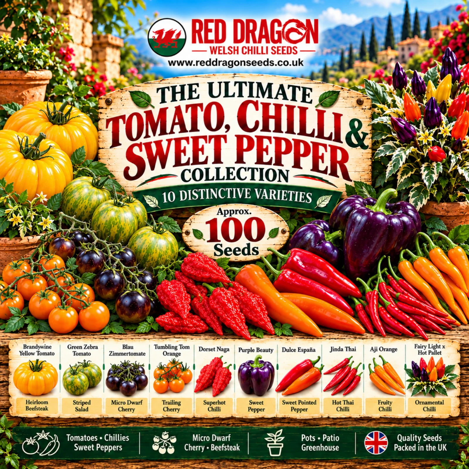 The Ultimate Tomato, Chilli & Sweet Pepper Collection